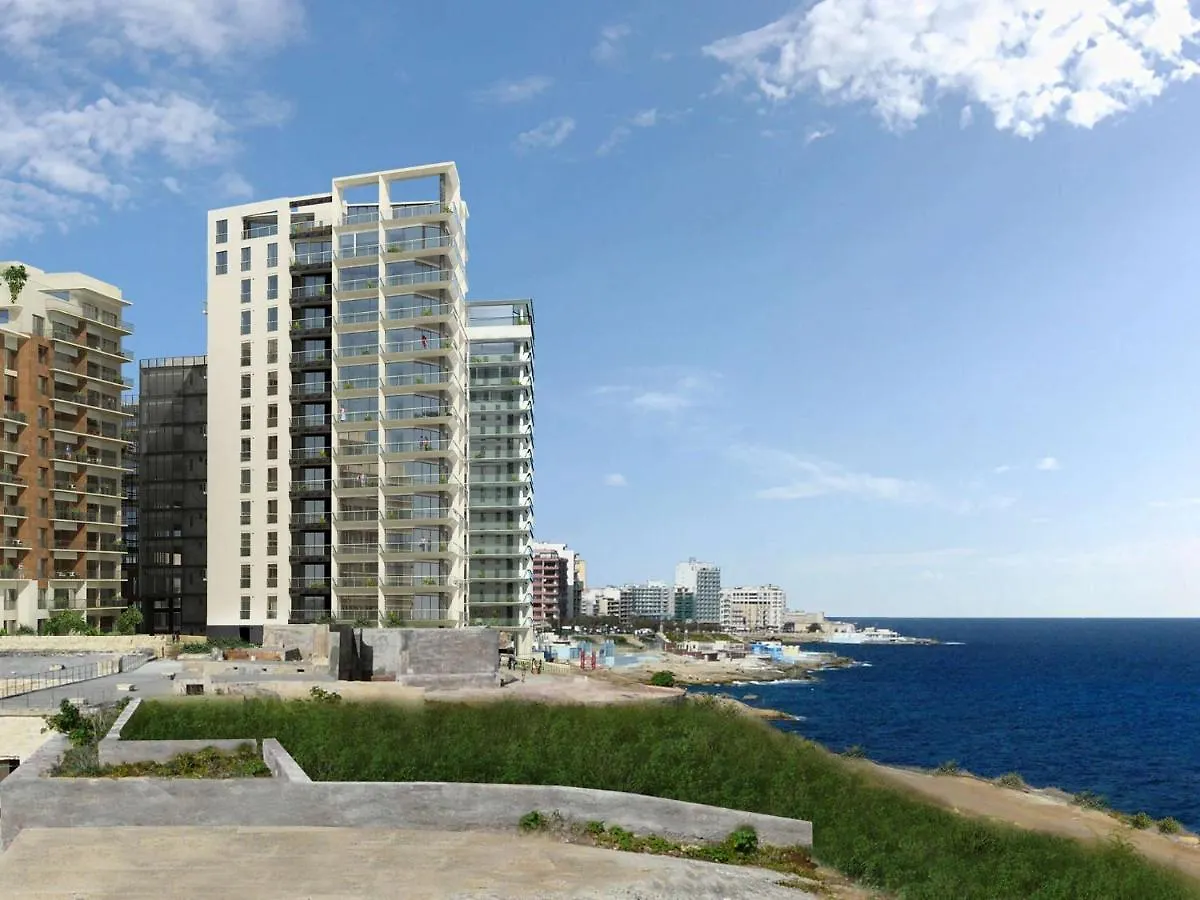 סליאמה Seafront Luxury Apartment With Pool